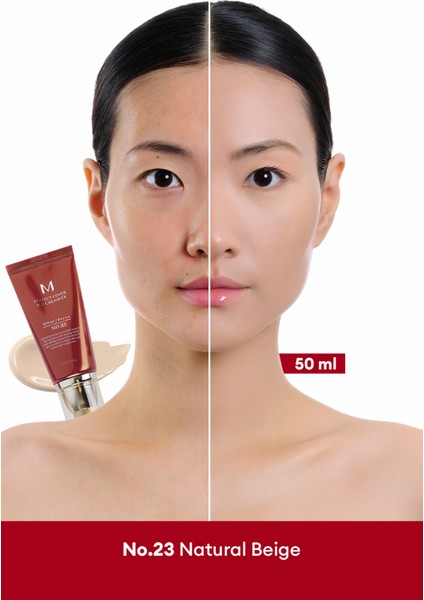 Mükemmel Kapatıcılık Sunan Çok Fonksiyonlu M Perfect Cover BB Cream Ex SPF42/PA+++ No.23 (50ml)