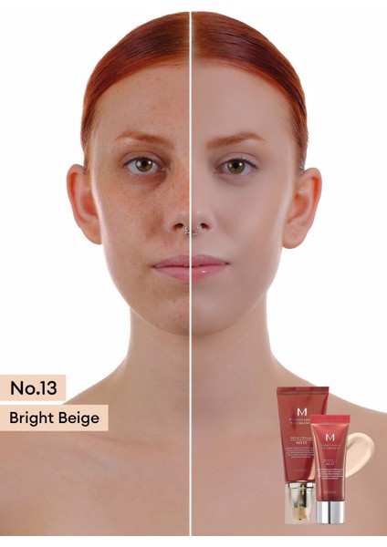 Mükemmel Kapatıcılık Sunan Çok Fonksiyonlu M Perfect Cover BB Cream Ex SPF42/PA+++ No.23 (50ml)