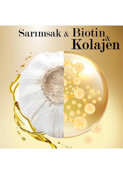 Sarımsak&Biotin& Dökülmeye Karşı Etkili Şampuan 3x500 Ml