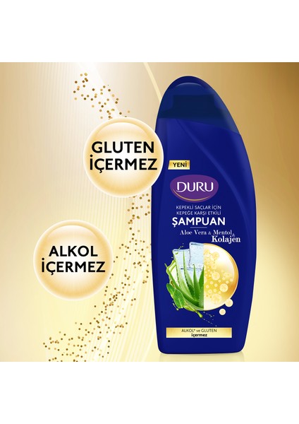 Aloe Vera & Mentol & Kepeğe Karşı Etkili Şampuan 3 x 500 ml fiyatları