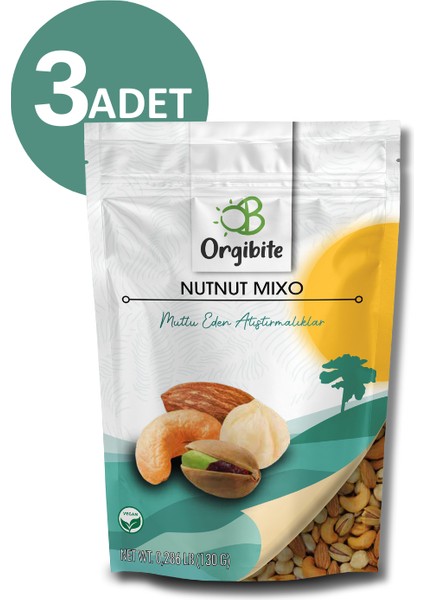 Nutnut Mixo 130gr 3'Lü Set