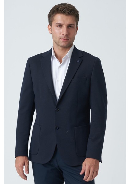 Birmingham C4011 Yünlü Likralı Slim Fit 6 Drop Örme Ceket Laci fiyatları