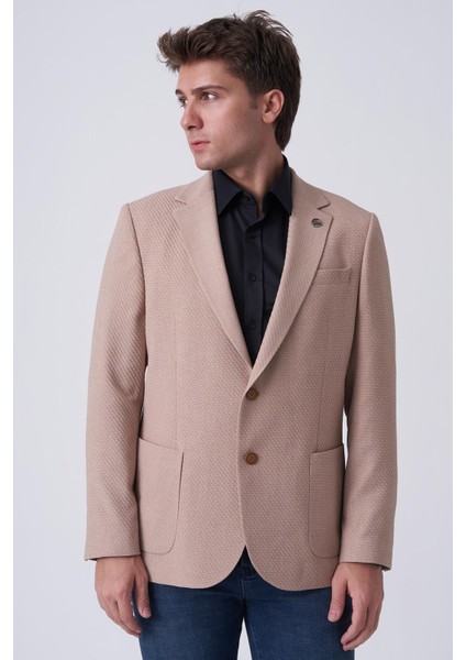 Abrantes C4020 Slim Fit 6 Drop Ceket Tarçın