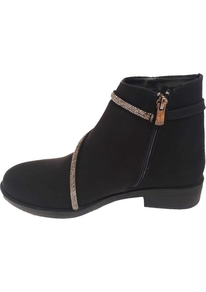 156-24 Deri Fashion Fermuarlı Termo Kadın Bot fiyatları