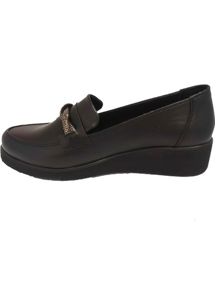 705-24 Deri Casual Anatomik Dolgu Topuk Kadın Ayakkabı fiyatları