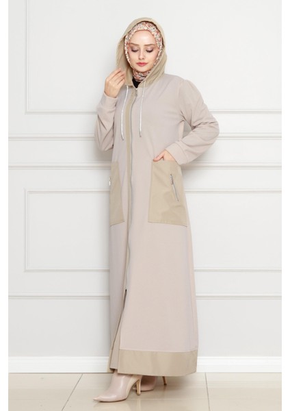 Torba Cep Kapüşonlu Kap-Bej fiyatları