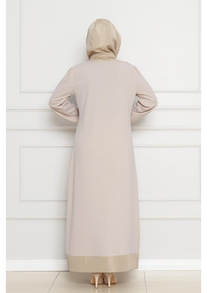 Torba Cep Kapüşonlu Kap-Bej indirimleri