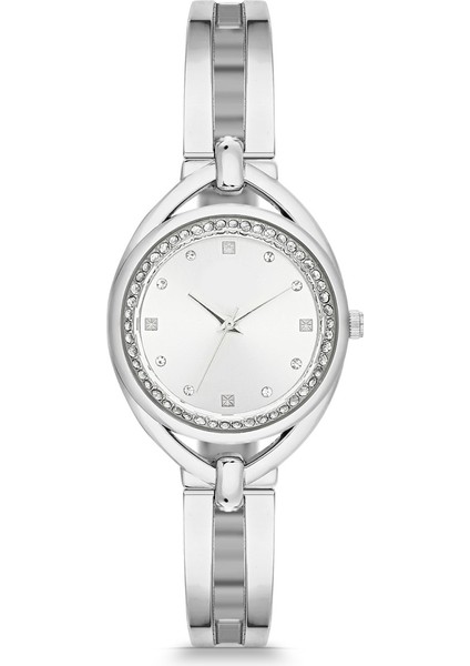 Bayan Gri Metal Kol Saati-Kalpli Bileklik Hediye Set PS3764 indirimleri