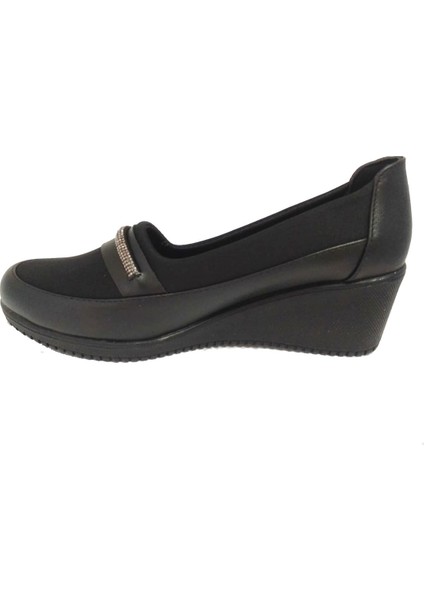 703-24 Deri Casual Anatomik Dolgu Topuk Kadın Ayakkabı fiyatları
