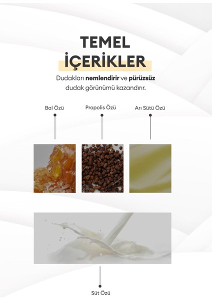 Bal ve Süt Özlü Besleyici ve Nemlendirici Dudak Maskesi A'PIEU Honey & Milk Daily Lip Mask (Honey)