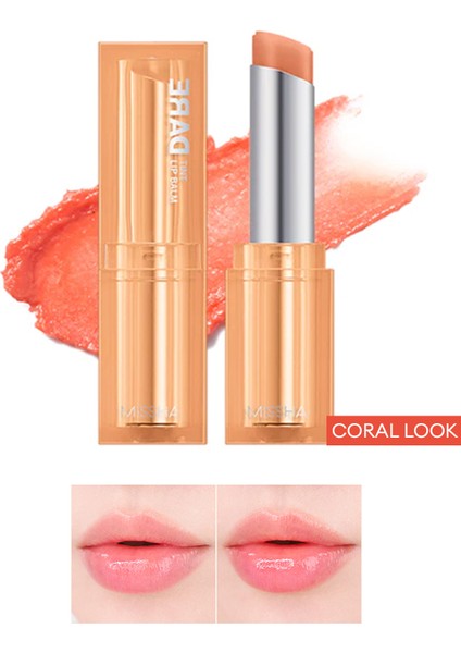 Dudaklara Yoğun Bakım Yapan Renkli Dudak Balmı Dare Tint Lip Balm (Coral Look)