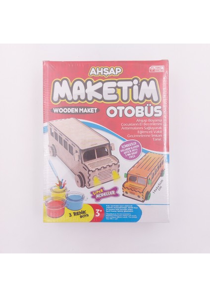Ağaç Maket ve Boyama Seti