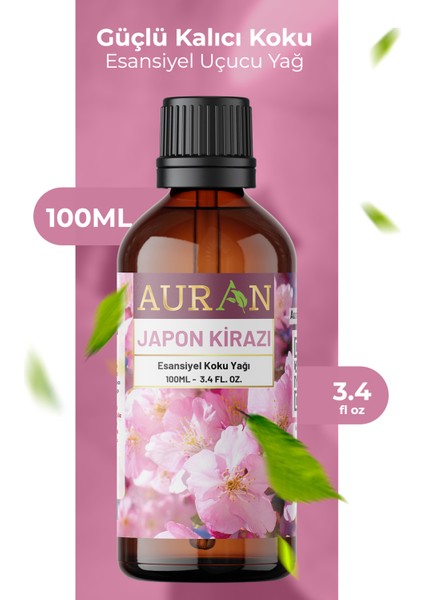 Japon Kirazı Esansiyel Uçucu Koku Yağı Difüzör Esansı Buhurdanlık Yağı Aromaterapi Yağı 100ml