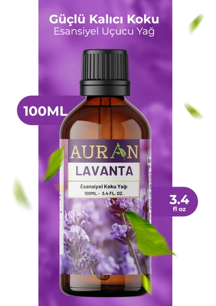 Lavanta Esansiyel Uçucu Koku Yağı Difüzör Esansı Buhurdanlık Yağı Aromaterapi Yağı 100ml