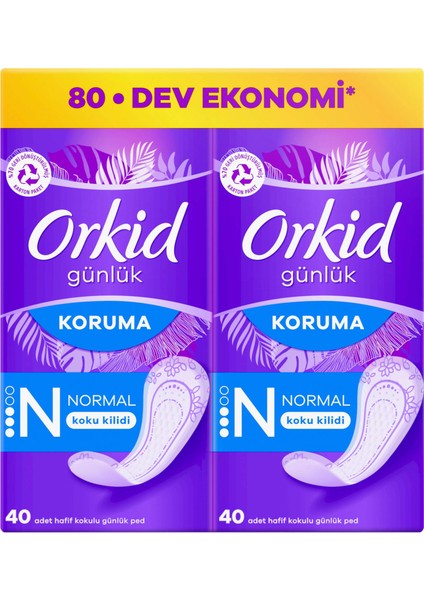 Günlük Ped Normal Dev Ekonomi Paketi 80 Ped