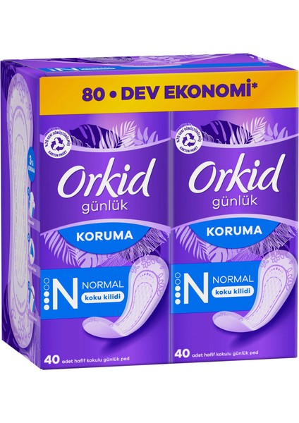 Günlük Ped Normal Dev Ekonomi Paketi 80 Ped