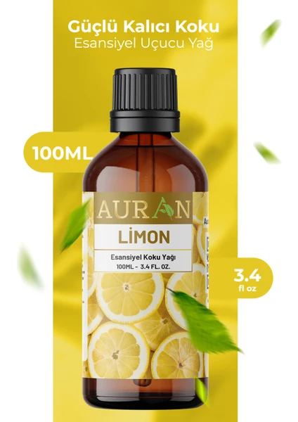 Limon Esansiyel Uçucu Koku Yağı Ortam Kokusu Doğal Yağ Sihirli Küre Hobi Esansı 100ml