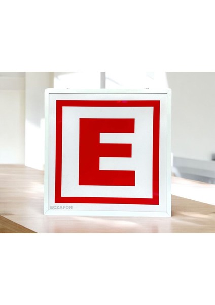 Eczane E Logo Yeni Nesil 60x60cm