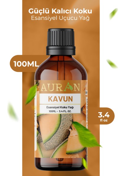 Kavun Esansiyel Uçucu Koku Yağı Difüzör Esansı Buhurdanlık Yağı Aromaterapi Yağı 100ml