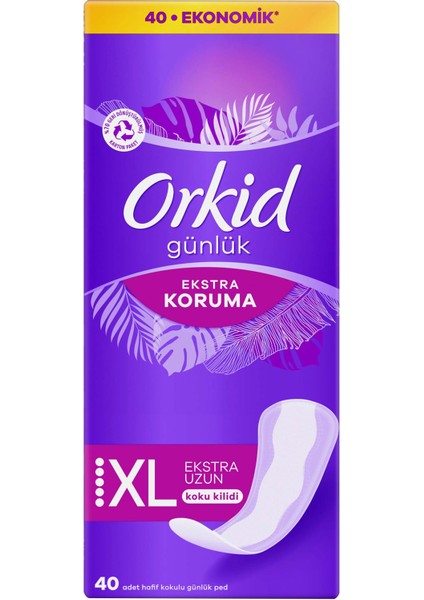 Extra Koruma Extra Uzun Günlük Ped 40 Adet