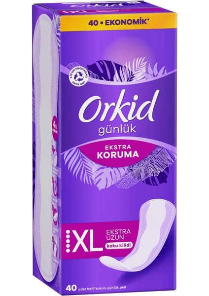 Extra Koruma Extra Uzun Günlük Ped 40 Adet