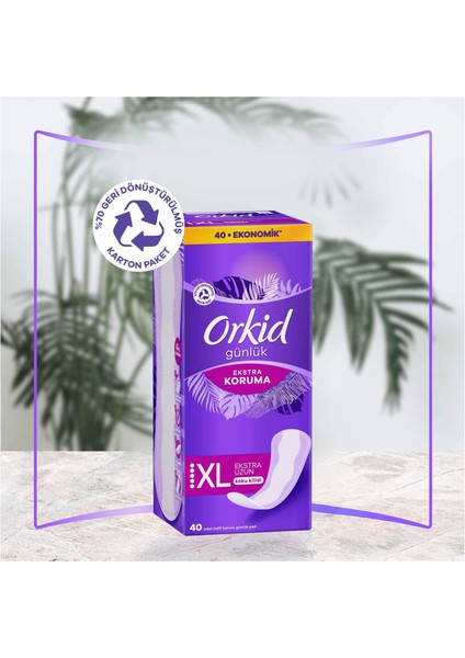 Extra Koruma Extra Uzun Günlük Ped 40 Adet