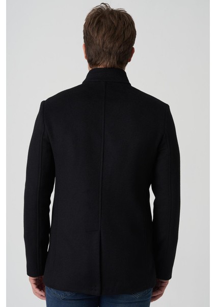 Agualva-Cacém 58152 Slim Fit Palto Siyah indirimleri