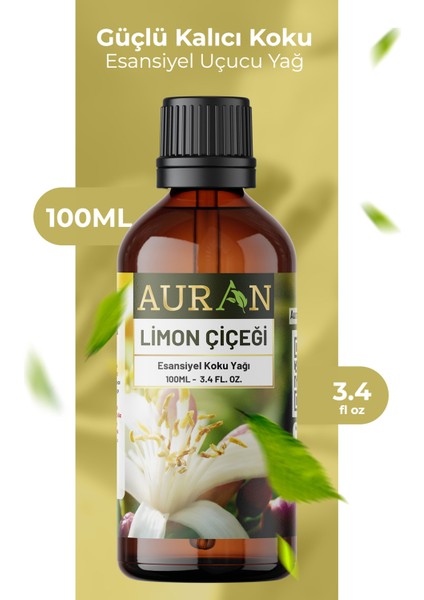 Limon Çiçeği Esansiyel Uçucu Koku Yağı Ortam Kokusu Doğal Yağ Sihirli Küre Hobi Esansı 100ml