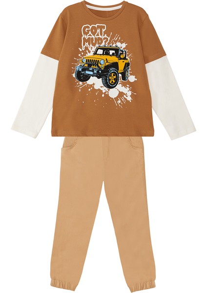 Erkek Çocuk Jeep Mood Pantolon Takım modelleri