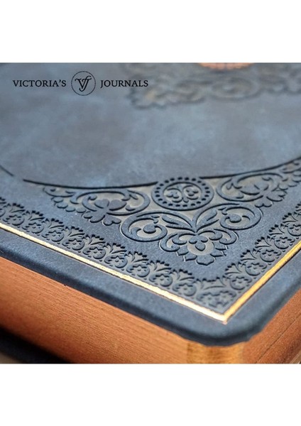 Victoria's Journals Vintage Old Book Defter Çizgili 12X17 cm