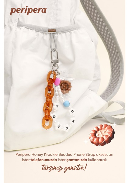 Renkli Zincir ve Boncuk Detaylı Telefon Charmı Aksesuar PERIPERA Honey K-Ookie Beaded Phone Strap fiyatları