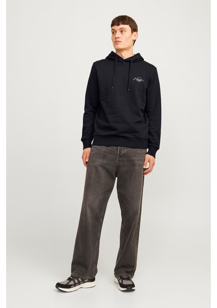 Jjferris Pamuk Karışımlı Regular Fit Kapüşonlu Sweat Erkek Sweat 12256838 modelleri