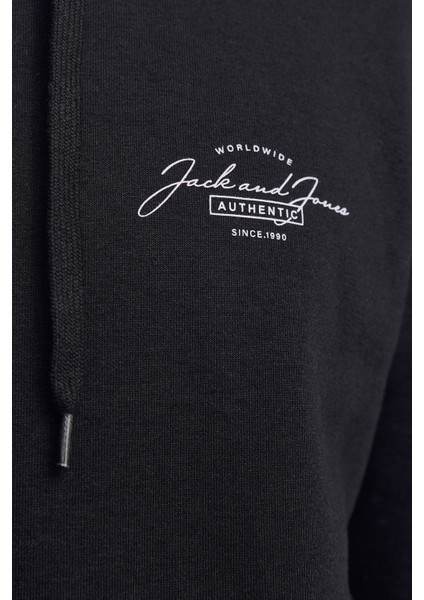 Jjferris Pamuk Karışımlı Regular Fit Kapüşonlu Sweat Erkek Sweat 12256838 fırsatları