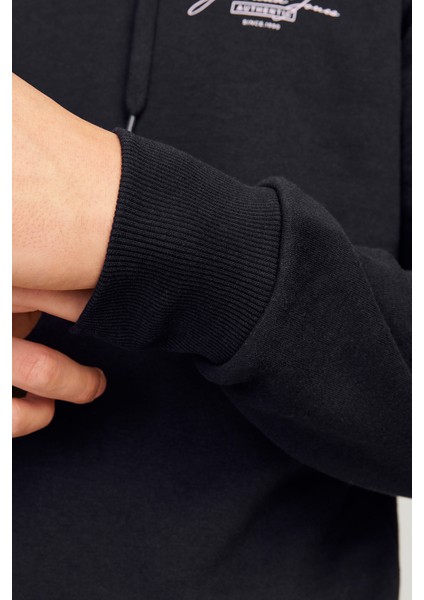 Jjferris Pamuk Karışımlı Regular Fit Kapüşonlu Sweat Erkek Sweat 12256838 indirimleri