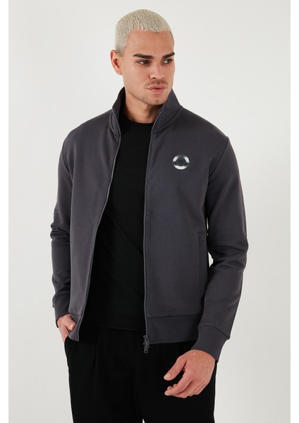 Pamuk Regular Fit Fermuarlı Dik Yaka Sweat Erkek Sweat RMM541300005 23307 fiyatları