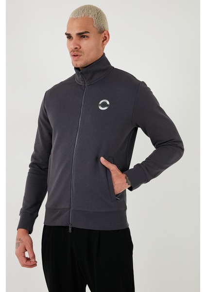 Pamuk Regular Fit Fermuarlı Dik Yaka Sweat Erkek Sweat RMM541300005 23307 fırsatları