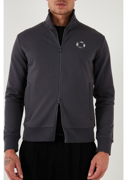 Pamuk Regular Fit Fermuarlı Dik Yaka Sweat Erkek Sweat RMM541300005 23307 indirimleri