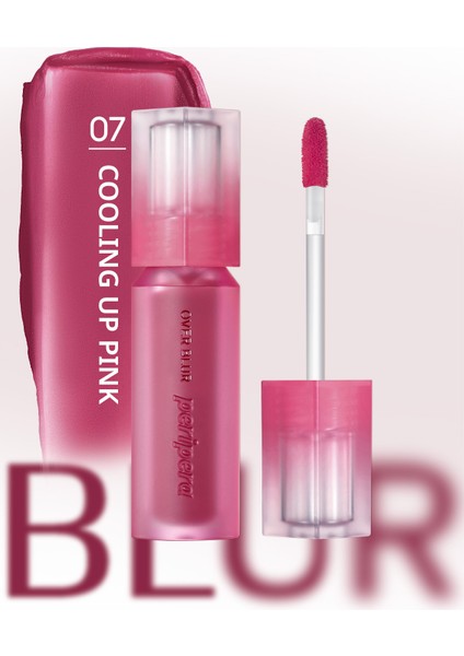 Gün Boyu Kalıcı Pürüzsüz Matlık Sunan Tint PERIPERA Over Blur Tint (007 Cooling Up Pink)