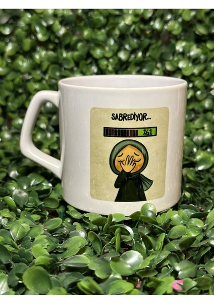 Papatya Kaktüse Dönmüş Motto Kupa