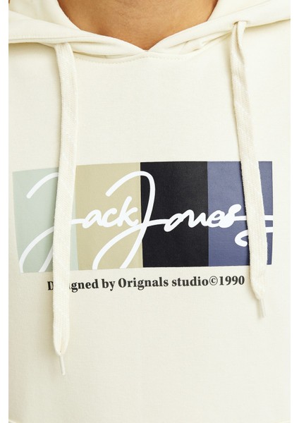 Originals Jorportland Pamuk Karışımlı Regular Fit Kapüşonlu Sweat Erkek Sweat 12262421 fırsatları