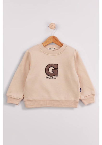 Erkek Çocuk 2'li Paket Kalın Game Over Nakışlı Sweatshirt fiyatları