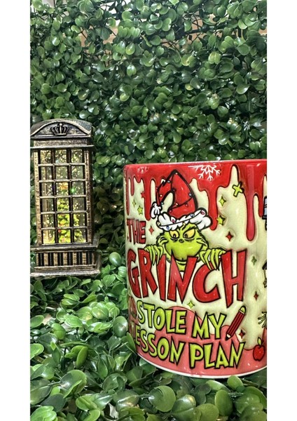 Grinch The Stole My Lesson Plan Christmas ( Yılbaşı ) Kupa