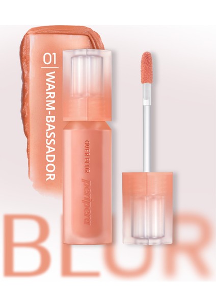 Gün Boyu Kalıcı Pürüzsüz Matlık Sunan Tint PERIPERA Over Blur Tint (001 Warm-Bassador)