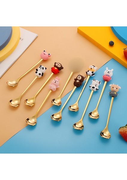 Q Karikatür Sofra Kedi Pençe Kaşık Sevimli Tatlı Kaşık Paslanmaz Çelik Kaşık Bebek Tatlı Meyve Çatal (Yurt Dışından) fiyatları