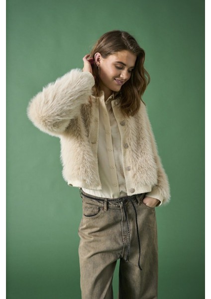 Vada Faux Fur Kadın Ceket 15330060 modelleri