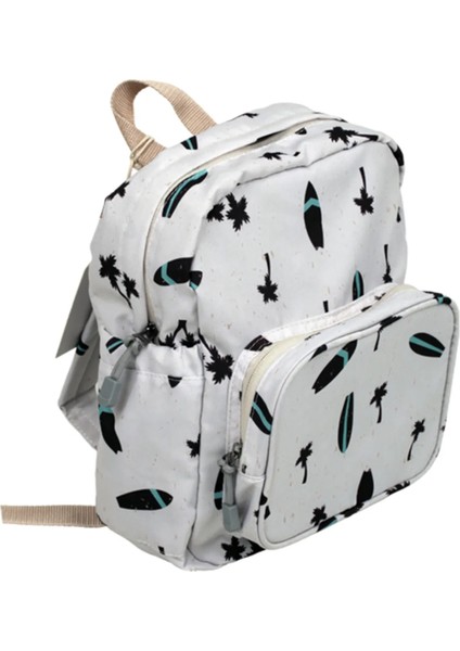 Surf Tahtası Tasarımlı Unisex Çocuk Sırt Çantası