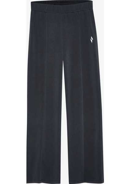 W Soft Touch Wide Leg Sweatpant Kadın Siyah Eşofman Altı S242153-001