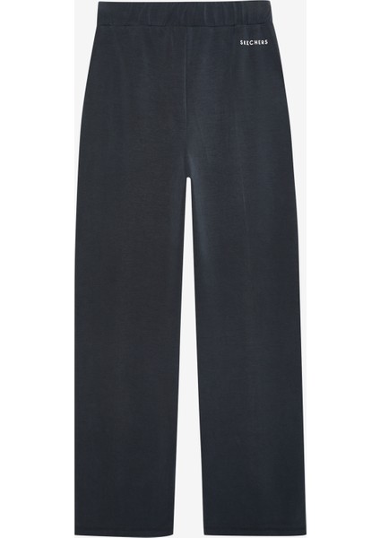 W Soft Touch Wide Leg Sweatpant Kadın Siyah Eşofman Altı S242153-001