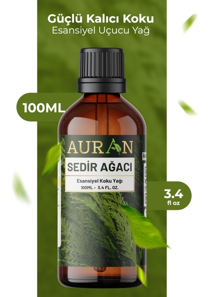 Sedir Ağacı Esansiyel Uçucu Koku Yağı Difüzör Esansı Buhurdanlık Yağı Aromaterapi Yağı 100ml