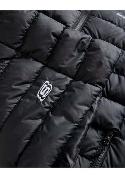 W Outerwear Padded Vest Kadın Siyah Yelek S242319-001